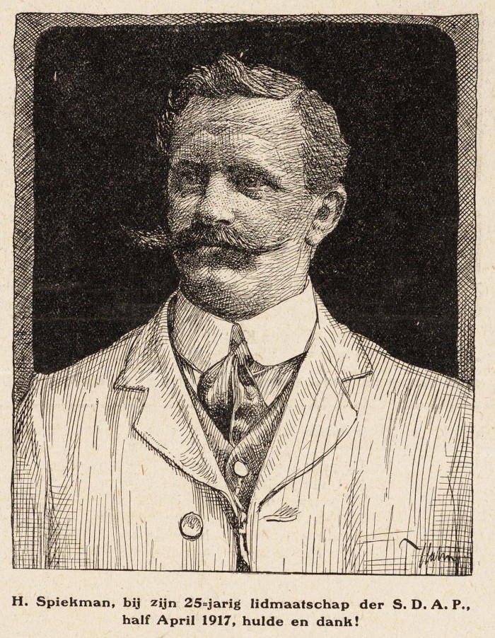 Albert Hahn: Hendrik Spiekman in 1917