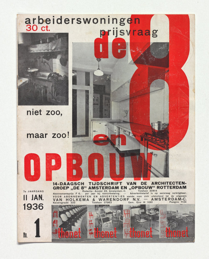 Nummer van De 8 en Opbouw, 11 januari 1936. Particuliere collectie in Nederland, met dank aan DerdaBerlin.