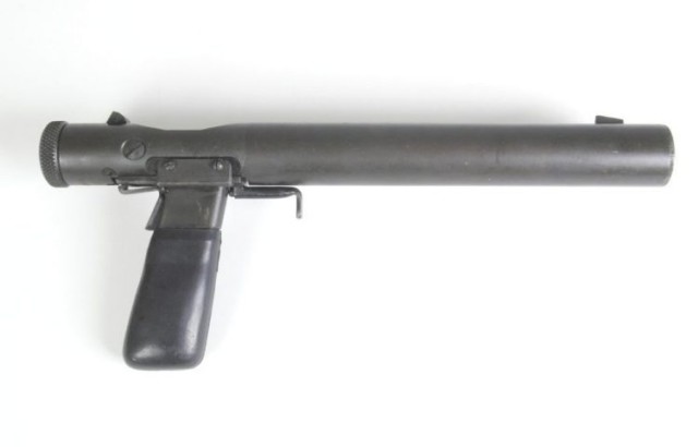 Een van de wapens van Marinus van der Stoep, collectie Museum '40 - '45 NU