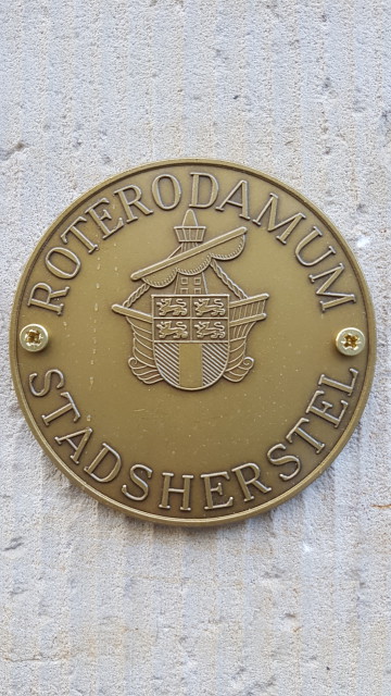 Monumentenschildje Roterodamum